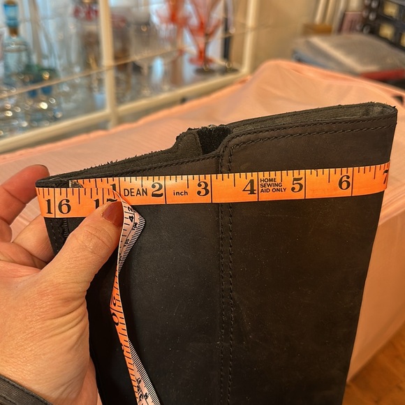 Teva | Tall Foxy Waterproof Leather Heeled Boots Size 9 - Picture 10 of 10